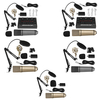 Kit de microphone à condensateur audio vert GAM-U87V / U87P pour lenregistrement de karaoké avec alimentation Phant