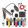 Kit de microphone denregistrement sonore à condensateur GAM-800W avec carte son V8 pour lenregistrement de cha