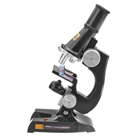 Kit de microscope laboratoire 100X 200X 450X école à domicile Science jouet éducatif cadeau microscope biologique raffin
