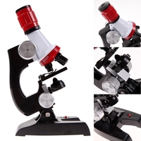 Kit de microscope laboratoire LED 100X 100X 1200X maison école jouet éducatif cadeau microscope biologique pour enfants