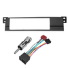 Kit de montage de panneau de plaque dadaptateur de façade stéréo de radio DIN CD de voiture unique pour BMW E46 99-