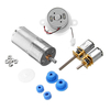 Kit de moteur à engrenages 4 types avec matériel dengrenages pour voiture assemblée intelligente de bricolage