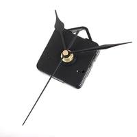 Kit de mouvement silencieux dhorloge à quartz bricolage mains noires