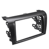 Kit de panneau de tableau de bord stéréo de voiture double 2 Din cadre de bordure de façade de cadre de CD pour Mazda 3