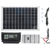 Kit de panneau solaire 50W MPPT Charge solaire Cotroller 12V Batterie chargeur 10-100A LCD contrôleur pour téléphone car