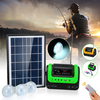 Kit de panneau solaire 5W système de courant continu énergie électrique puissance de Charge 3 LED ampoules lumière extér