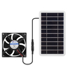 Kit de panneau solaire portable 100W Dual DC 5V Kit de chargeur USB Contrôleur dalimentation solaire avec ventilate