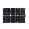 Kit de panneau solaire portable 12V 50W 2 ports USB Module monocristallin chargeur solaire Batterie