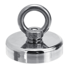 Kit de pêche de récupération de récupération avec aimant rond en néodyme Pro 220LBS D48mm avec corde 20M