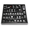Kit de pieds-de-biche de pied de machine à coudre domestique 42 pièces accessoires de machine à coudre