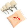 Kit de polissage 230 g de poudre de polissage à loxyde de cérium avec 4 roues de polissage