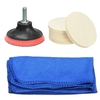 Kit de polissage du verre de 75 mm pour éliminer les bavures,  la rouille,  la poussière,  enlever la couche doxyde,  l