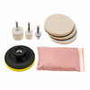 Kit de poudre de polissage de verre doxyde de cérium de 8pcs 120g pour le solvant profond déraflure