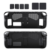 Kit de protection pour Steam Deck TPU Soft Coque de protection avec support Console de jeu Trackpad Bouton arrière Autoc