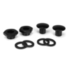 Kit de quincaillerie de contrefiche en verre de pare-brise de lunette arrière Balck pour Honda Civic Hatchback 1992-1995