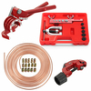 Kit de réparation de tuyauterie de frein Kit dévasement dextrémité de tuyau Flarer Cutter Bender 25Fit 3/16 ``