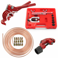Kit de réparation de tuyauterie de frein Kit dévasement dextrémité de tuyau Flarer Cutter Bender 25Fit 3/16 ``