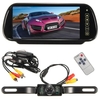 Kit de Sauvegarde Caméra de Recul sans Fil 7pouces Miroir LCD + IR Vision de Voiture