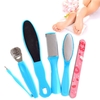 Kit de soins des pieds 8 en 1 Kit de dissolvant de peau morte Fourche Lime de pédicure Lames de rechange pour callosités