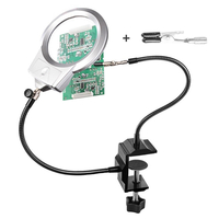 Kit de soudure à souder Stand Holder Troisième main Station de soudage avec loupe Souder Support Clip Soudage Outils