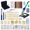Kit de soudure de fer à souder électrique de température réglable de 130 PCS 220V / 110V 60W