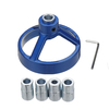 Kit de système de menuiserie Drillpro Bleu Guide de perçage pour gabarit de trou Outil de perçage rapide pour le travail
