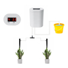 Kit de système dirrigation goutte à goutte / aspersion automatique Minuterie darrosage rechargeable Batterie