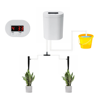 Kit de système dirrigation goutte à goutte / aspersion automatique Minuterie darrosage rechargeable Batterie