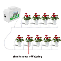 Kit de système dirrigation solaire automatique de contrôle de leau de minuterie darrosage intelligent