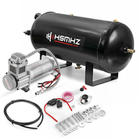 Kit de système embarqué de compresseur de réservoir dair de 5 gallons 200 lb / po2 pour klaxon de camion de train R