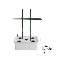 Kit de système hydroponique 5 trous pot de pépinière plantation de semis ensemble de culture
