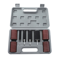 Kit de tambour de ponçage à grain 80/120 avec mandrins de ponçage à tige de 3/6 mm pour outil rotatif