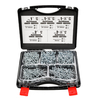 Kit de vis auto-taraudeuses pour trous de poche 552PCS SQ2 Tournevis carré 25/32/38/50 / 63mm Vis avec embout de tournev