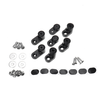 Kit dextension de levage dascenseur daileron daile arrière de voiture noire pour 2013-2019 Ford Focu