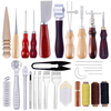 Kit doutils de bricolage en cuir à la main professionnel