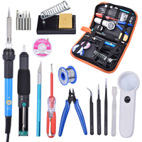 Kit doutils de fer à souder à température réglable 60W 220V avec support de fer à souder pour pompe à dessouder