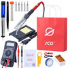 Kit doutils de fer à souder électrique JCD 908U 100W 220V / 110V LCD Kit de réparation de multimètre numérique à te