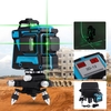 Kit doutils de mesure croisée à nivellement automatique à niveau laser vert 3D à 360 °