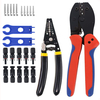 Kit doutils de pince à sertir 6 en 1 Compatible outil de borne de sertissage 0.5-6mm²