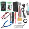 Kit doutils de pince multimètre pour fer à souder à température réglable électrique 110V / 220V 60W