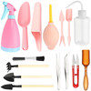 Kit doutils de plantation de main de jardin 10 / 15Pcs transplantant le jardinage de pelouse succulent