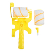 Kit doutils de poignée de peinture décorative de mur de brosse de rouleau de peinture de 5 pièces / ensemble