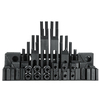 Kit doutils de serrage 58pcs pour fraiser / percer M12 goujons 14mm bloc fente bloc bloc