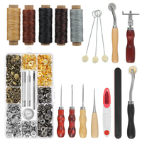 Kit doutils de travail en cuir professionnel 28 pièces pour outils de couture à la main bricolage