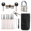Kit douverture de serrure de déverrouillage DANIU formation de serrurier outils de cadenas de pratique transparents