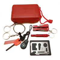 Kit déquipement de survie durgence SOS Outillage pour équipement de survie en plein air EDC Camping Kit de sur