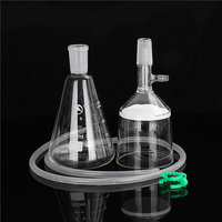 Kit filtrant en verre de fiole conique dentonnoir de Buchner en verre déquipement commun de filtration de 500m