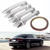 Kit garniture chrome de poignée de portière de voiture pour VW Passat B6 3C CC 2006-2010 07 08 09