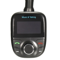 Kit mains libres MP3 Play FM Transimittervs Affichage Lcd USB TF