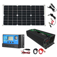 Kit onduleur solaire IPRee® 8000W Système dalimentation solaire 1300W avec panneau solaire 18W 30A Contrôleur solai